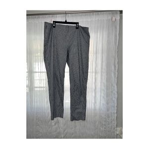 J Jill Black & White Gingham Slacks
